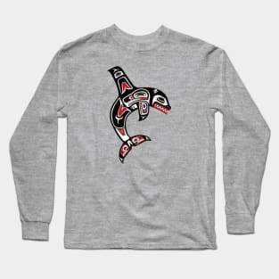 Pacific Northwest Native Orca Long Sleeve T-Shirt